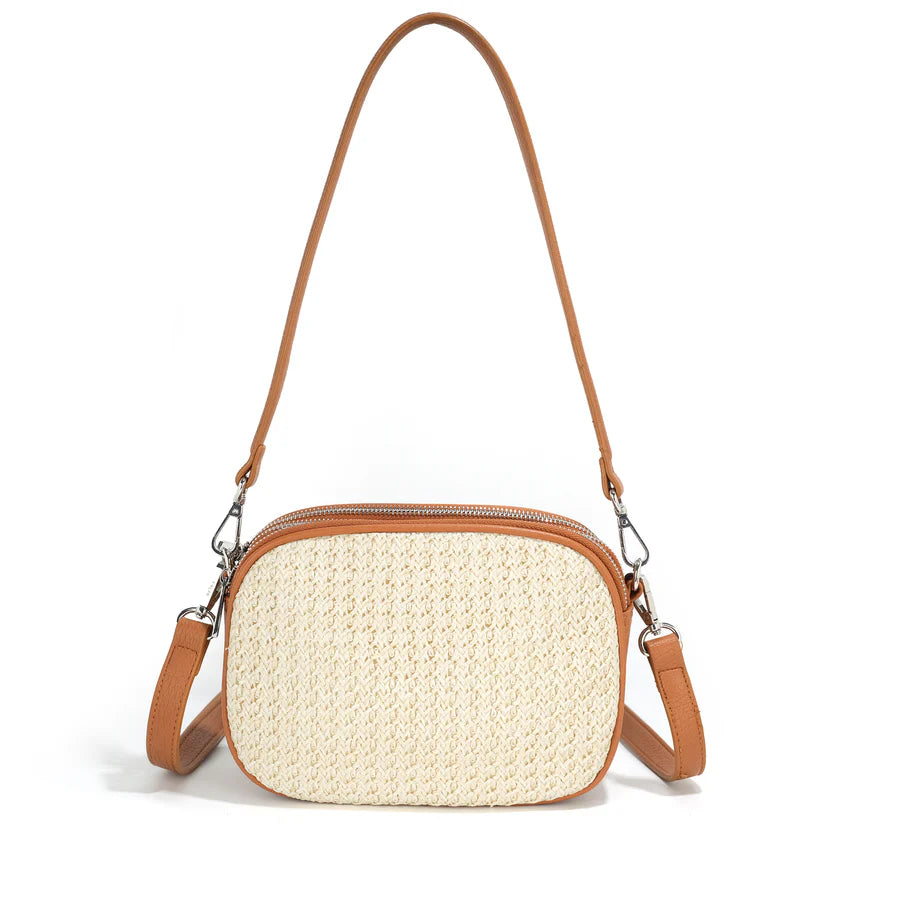 The 'BOBBI' Shoulder/Crossbody in Raffia