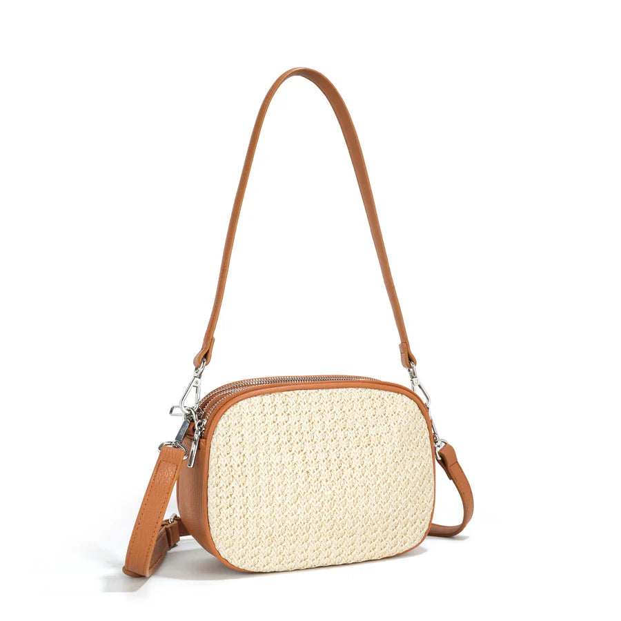 The 'BOBBI' Shoulder/Crossbody in Raffia