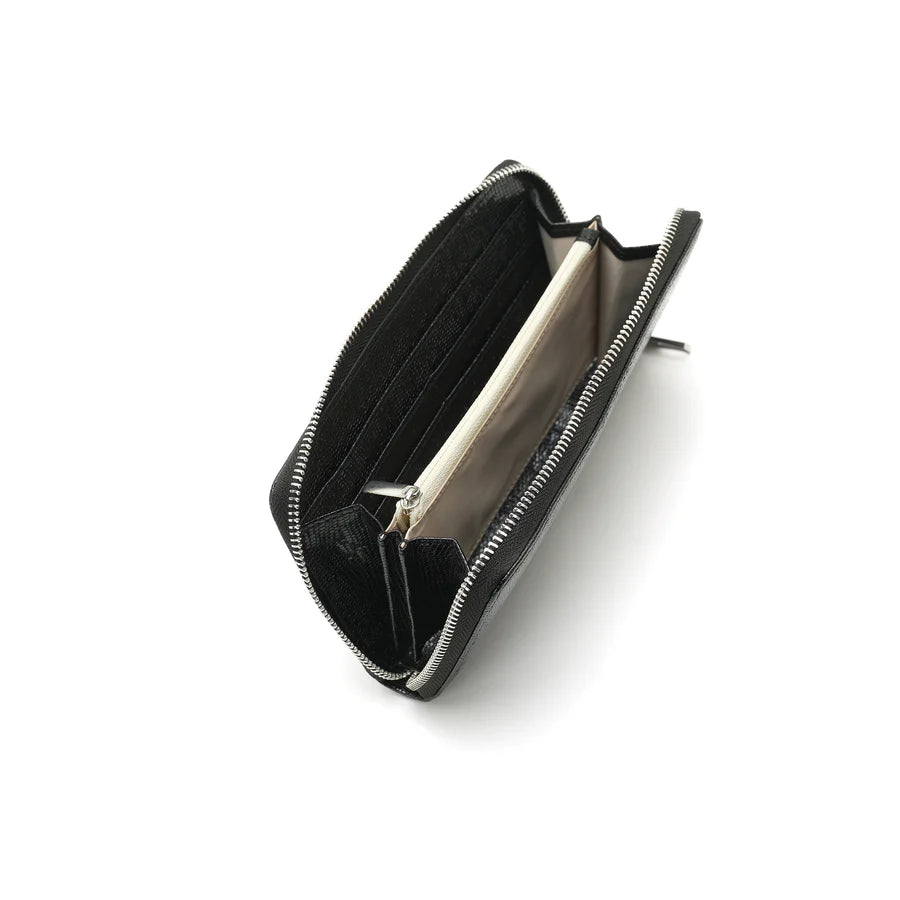 The 'ADLER' Wallet - Vegan Snake - Black