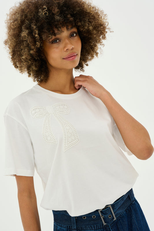 Cuangie Amora Bow T Shirt