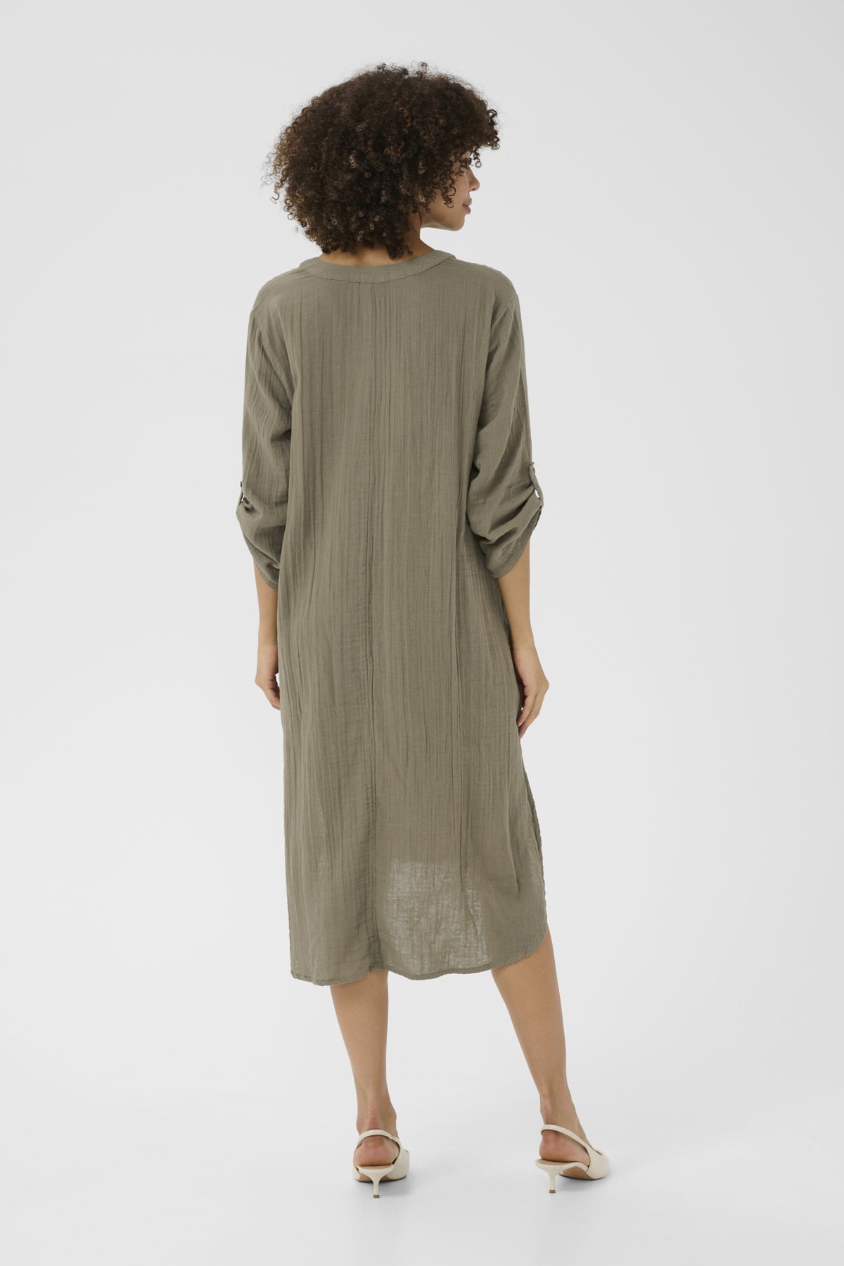 CUmyra Elina Dress - Dusky Green