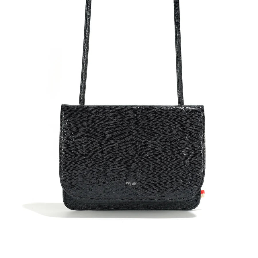 The 'LOLA' 3-in-1 Organizer - Vegan Snake - Black