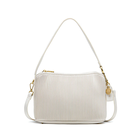 Ella Large Shoulder Bag - Coconut Cream