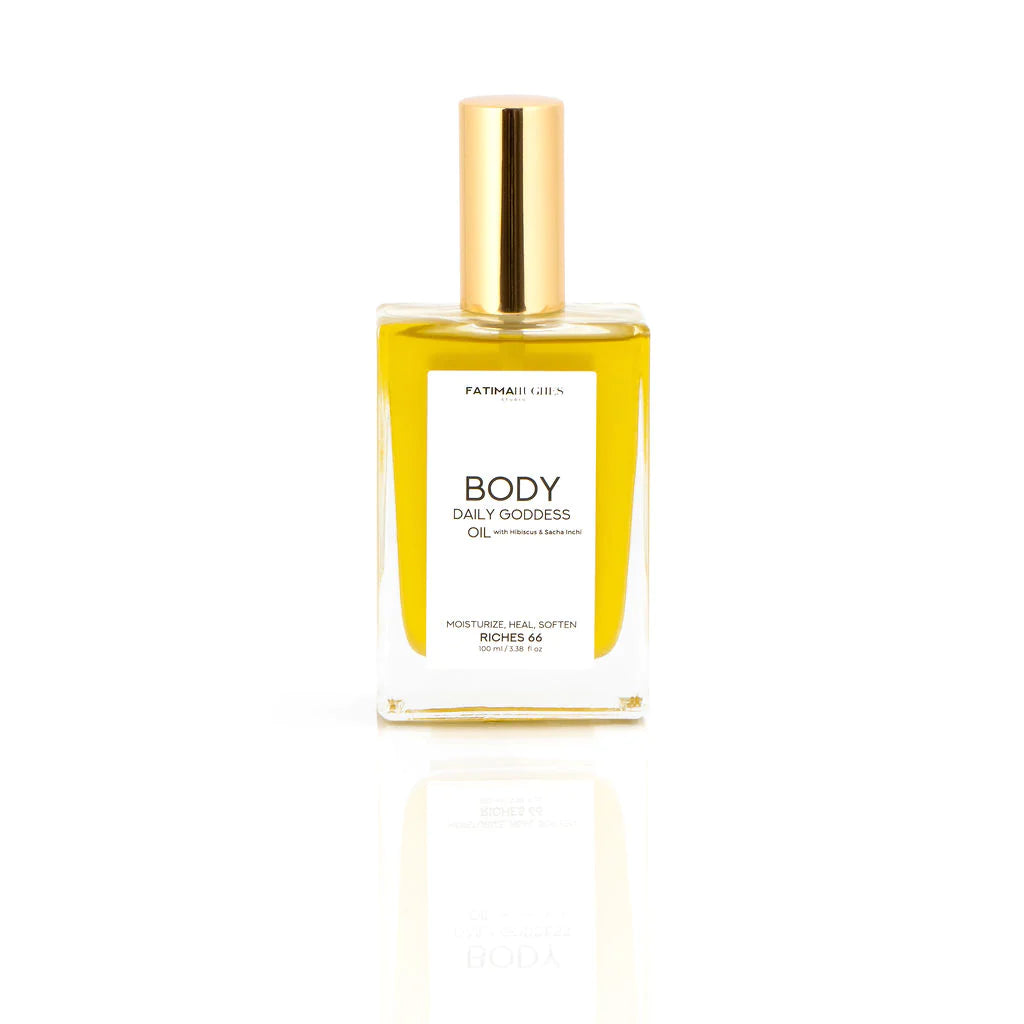 DAILY GODDESS BODY OIL WITH HIBISCUS & SACHA INCHI - Riches 66