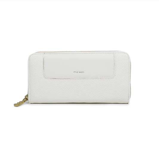 Mae Zip Wallet - Coconut Cream