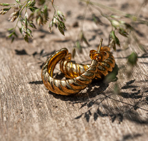 croissant earrings