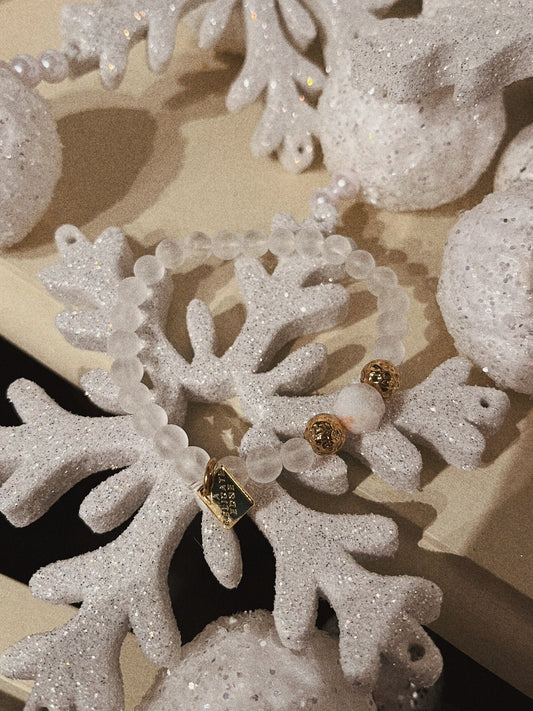 Champagne Stretch Bracelet -The "Curtsy" Collection