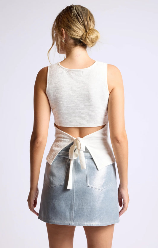 Easy Come Tie-Back Knit Top